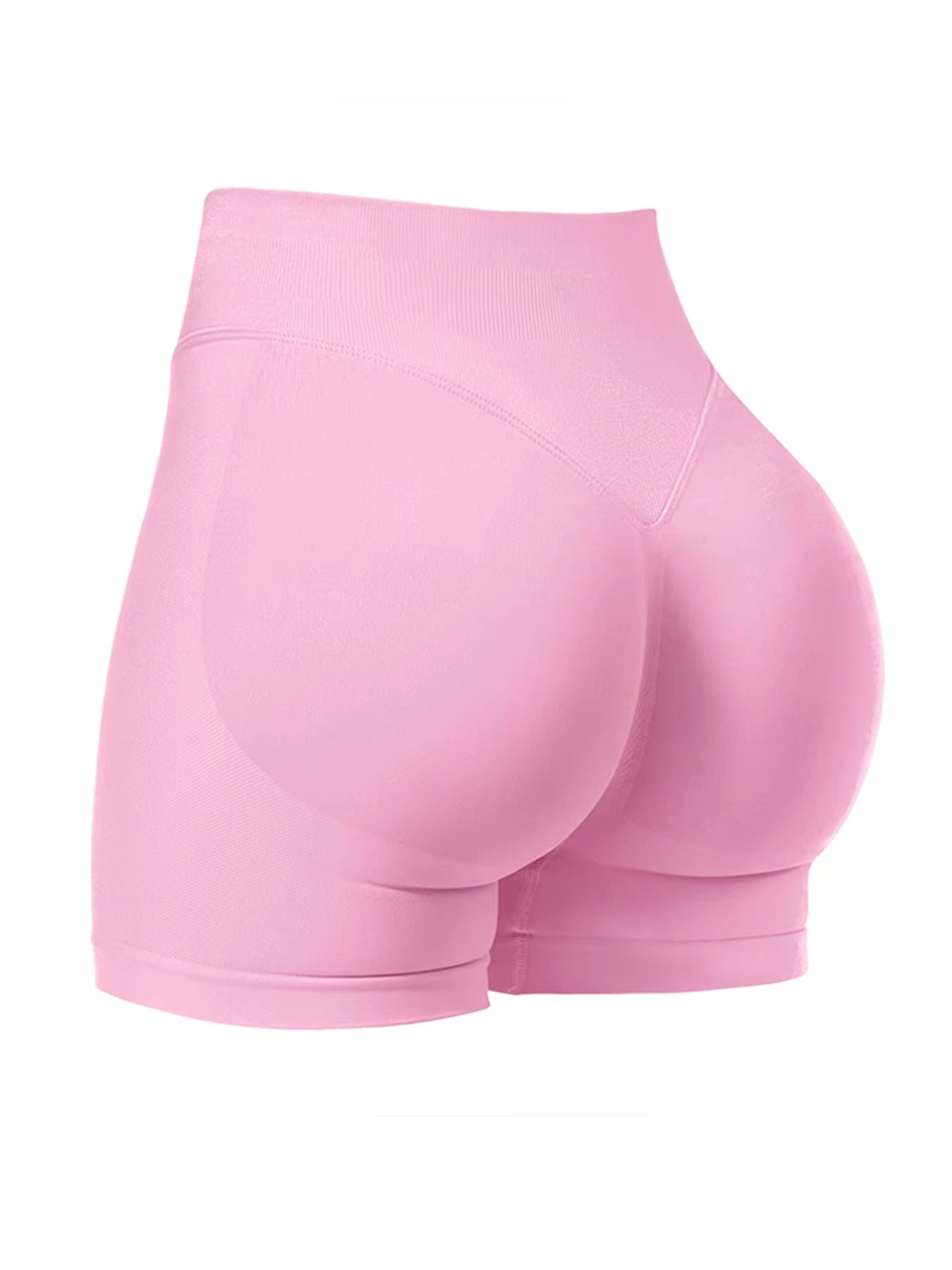 Women'S High-Waisted Seamless Fitness Shorts: Tummy Control Compression, Butt-Lifting, High-Elastic Breathable, for YOGA