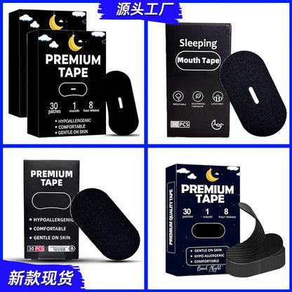 Anti Snoring Mouth Tape & Nose Breathing Sticker Night Sleeping Mouth Breath Improvement Patch Reduce Dry Mouth Promote