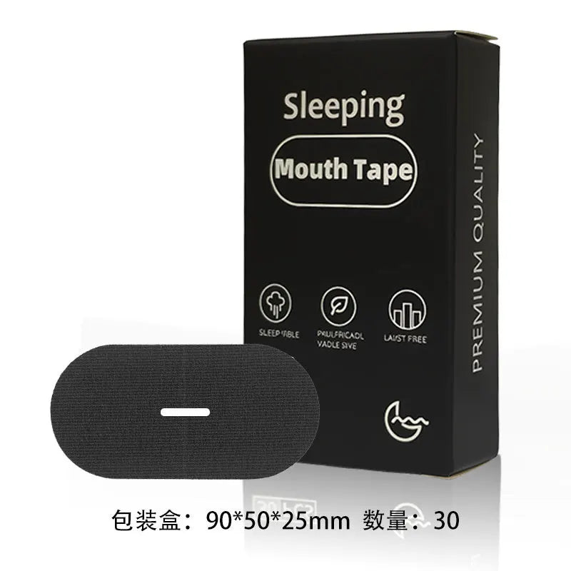 Anti Snoring Mouth Tape & Nose Breathing Sticker Night Sleeping Mouth Breath Improvement Patch Reduce Dry Mouth Promote