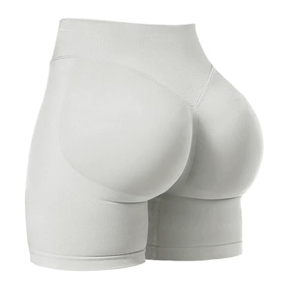 Women'S High-Waisted Seamless Fitness Shorts: Tummy Control Compression, Butt-Lifting, High-Elastic Breathable, for YOGA